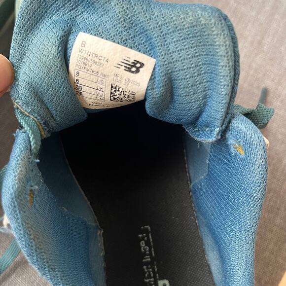 New Balance DynaSoft Nitrel V4 Running Shoes Womens 8 Teal Sneakers All Terrain - Picture 7 of 12